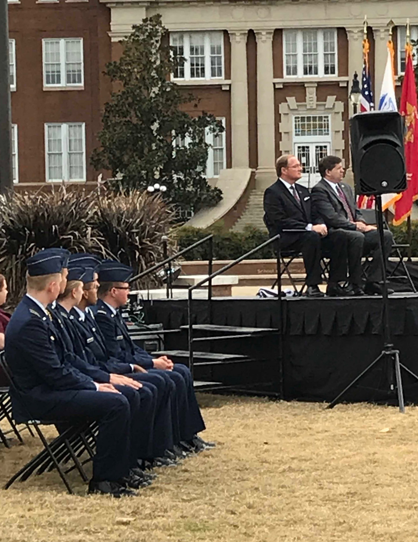 Mississippi State’s Veterans Day ceremony (Photo by Renee Clary).