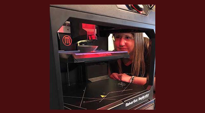 Beverly Owens is using a 3D printer to produce face shields, and ear guards for healthcare workers.