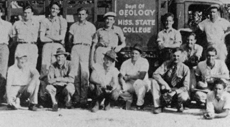 Department of Geology field trip, circa 1936. University Archives Digital Collection.