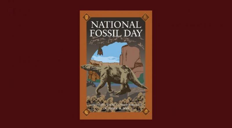 2019 National Fossil Day logo.