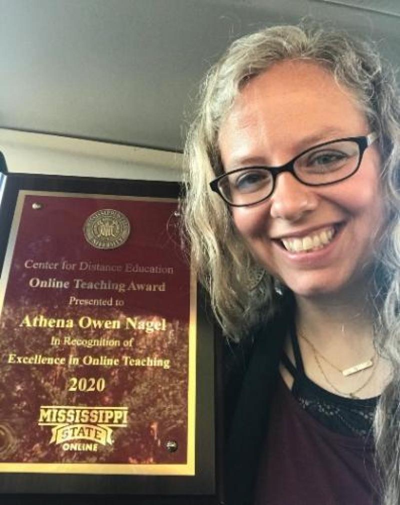 Dr. Nagel wins Online Teacher of the Year!