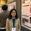 Anh Nguyen presenting her poster at AGU Fall 2017 meeting.