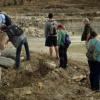 The site contains three different formations, and students focused their attention to collecting phyla from the site.