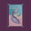 The 2017 National Fossil Day logo features an early fish of the Paleozoic Era.